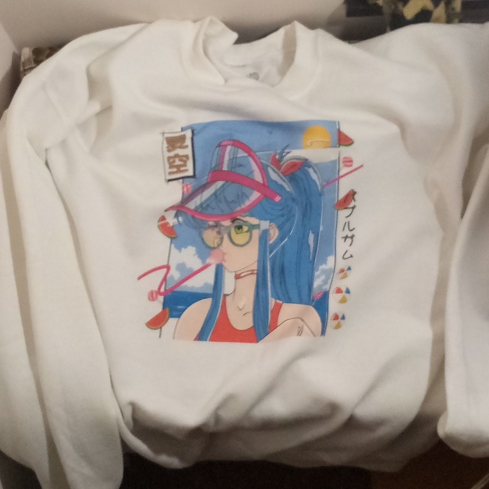 Popkiller Anime Sweatshirt | Women's | Medium Large